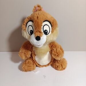Disney Store Chip and Dale Plush Chip Chipmunk 9"